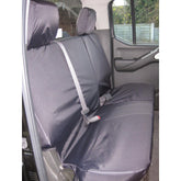 Nissan Navara D40 2005-2016 Rear Seat Covers - Black